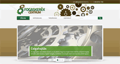 Desktop Screenshot of fogaskerekcentrum.hu