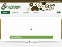 Tablet Screenshot of fogaskerekcentrum.hu